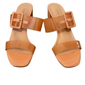 Yippy Vinyl Sandal Apricot Size 8.5
